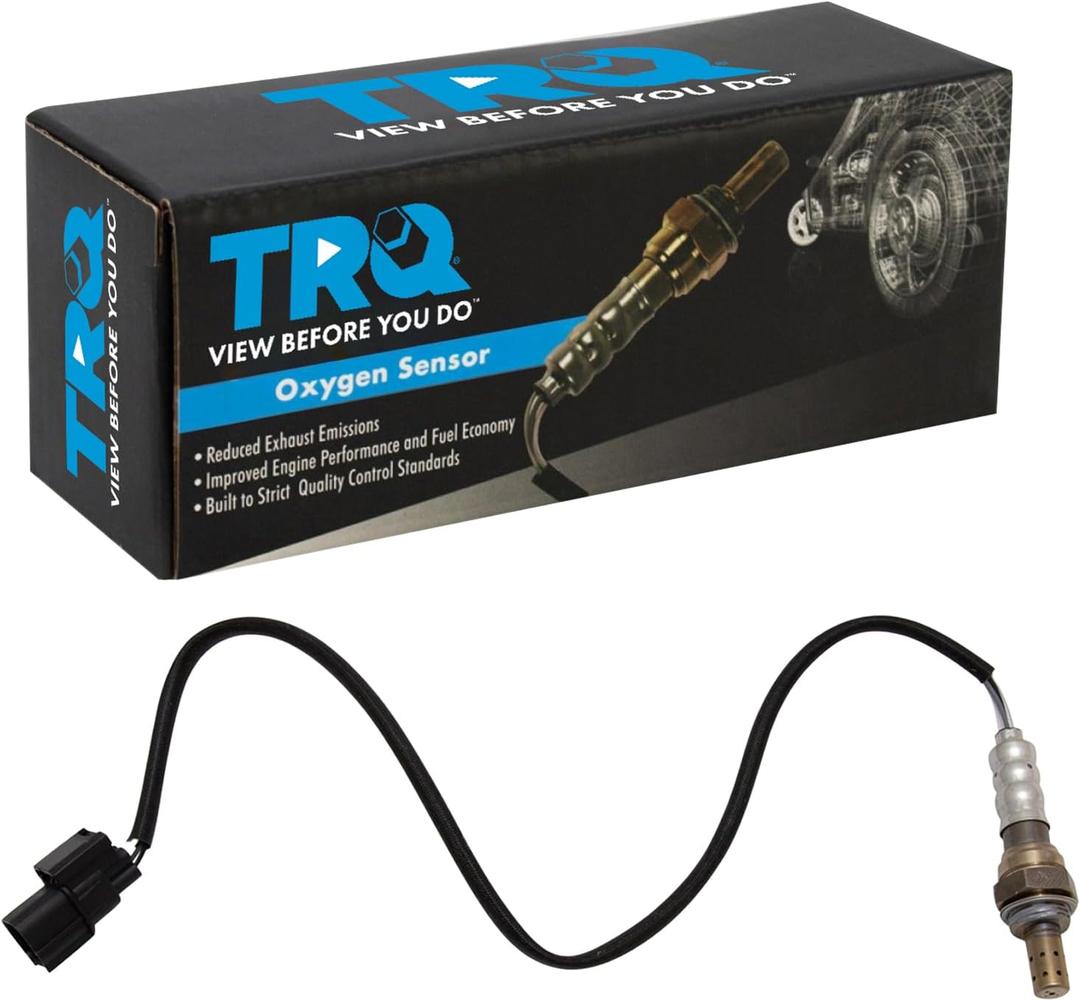 TRQ O2 Oxygen Sensor 4 Wire Narrow-Band Compatible with 2007-2013 Acura MDX V6 3.7L Downstream Rear 2008-2017 Honda Accord V6 3.5L Downstream Rear 2009-2022 Honda Pilot V6 3.5L Downstream Rear