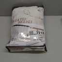 Unique Beige White 86 Inch Bedroom Curtains 2 Panel Sets, Modern Pinch Pleat Linen Sheer Viral Curtain Light Filtering Heavy Window Drapes with Hooks Rings Ceiling Track Aesthetic for Nursery/Sunroom