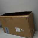 5FT Pop Up Christmas Tree, Collapsible Artificial Blue Christmas Trees with 90 LED Lights, Tinsel Small Pencil Christmas Tree for Home Holiday Fireplace Party Indoor Outdoor Xmas Decorations