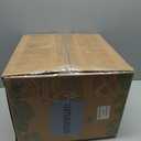 LE TAUCI 12 Inch Pots for Plants with Saucer | Ceramic Outdoor & Indoor Planter Pot for Plants | Drainage Hole, Mesh Pad & Plug | Unglazed Porous | Modern for Home, Office and Patio  Neutral Gray