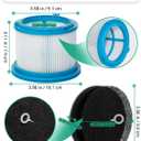 2 x 4039 4052 Filters Replacement for Bissell 4052 4039 4137 PowerClean FurGuard 280W and FurFinder 200W Self-Standing Cordless Vacuum, Compare to Part #1646969 1646970
