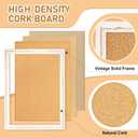 DOLLAR BOSS 24" x 18" Rustic White Cork Board