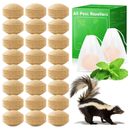 24 Pack Skunk Repellent Peppermint, Natural Raccoon Repellent
Keep Skunks Out from Outdoor Yard Shed Garden Under House, Long-Lasting Protection, Safe for Dogs and Children, Ready to Use