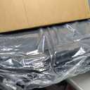 for Chevy Silverado & GMC Sierra Leather Seat Covers, Crew Cab 1500 2019-2026, 2500HD 3500HD 2020-2026, Custom Fit Pickup Seat Cover Full Set, Gray Black (with Rear Armrest/Seatback Storage)