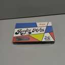 alchilalart Acrylic Paint Markers, 24 Color Fine Tip Permanent Acrylic Paint Pens For Rock Painting, Canvas, Wood, Glass, Ceramic, Fabric, Plastic, Egg, Scrapbook, Art Painting Supplies Kit