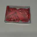 OAOLEER 2PCS Glitter Cheer Hair Bow Clips for Girls, 7 inch Red Sequin Large Hair Bows Hair Accessories for Girls Teen Softball Cheerleader (Red)