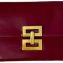 Verdusa Women's Clutch Evening Bags Trendy Envelope Handbags Metallic Purses Formal Wedding (Burgundy)