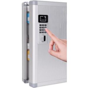 Key Storage Wall Mount with Code Real Estate Key Storage Organizer, Car Key Cabinet Home Wall Key Storage with Code(48Bit)