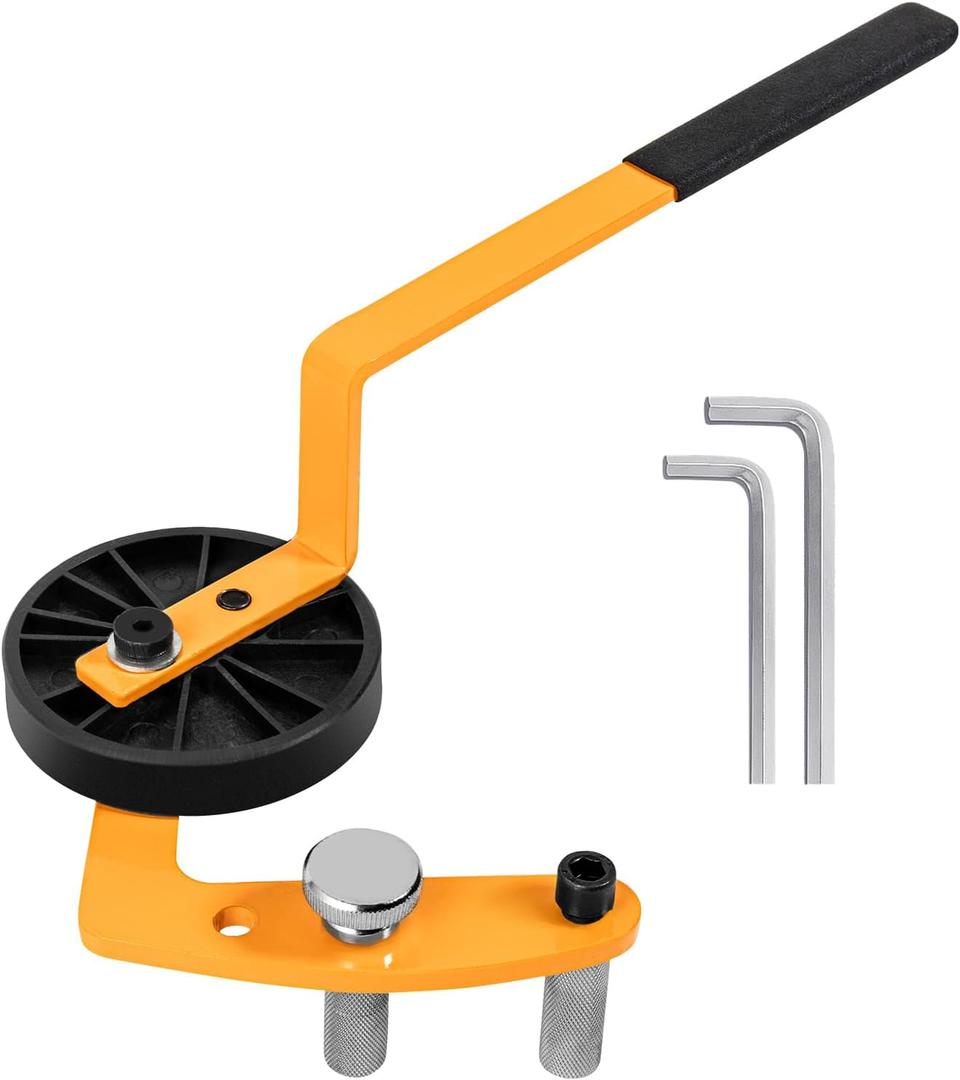 Deck Board Straightening Tool Heavy Duty Steel, Adjustable Deck Bender & Board Straightener with Non-Slip Handle for 2x4 Wood, Fast Easy Deck Installation Tools