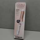 Conair Double Ceramic 1-1/2 Inch Curling Iron, 1.5-Inch Barrel Creates Soft Waves and Curls, Hair Curler for Use on Medium and Long Hair, White (White/Rose Gold)