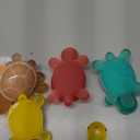 cntjv 5 Pcs Jumbo Luminous Resin Turtles Figures Sea Crafts Glow in The Dark Bulk Plastic Ocean Animals Figurines to Hide Random Colors Dollhouse Garden Aquarium Micro Landscape Decor