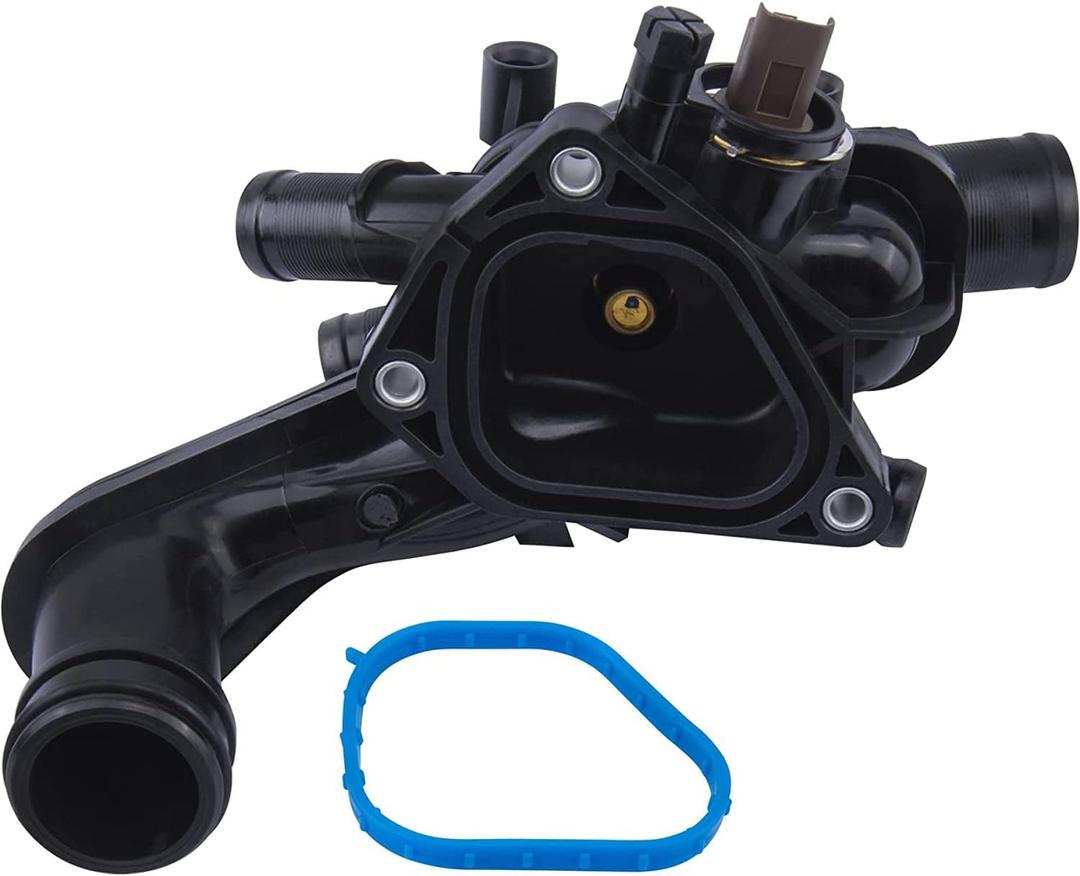 EVIL ENERGY Thermostat Housing Assembly, 11537534521, Compatible with 2007-2013 Mini Cooper 2011-2013 Mini Cooper Countryman 2015-2016 Mini Cooper Paceman 1.6L