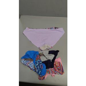 Wealurre Seamless Underwear Invisible Bikini No Show Nylon Spandex Women Panties (Large, Db/Br/G/Color)