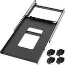 ALL-TOP Fridge Slide (Inner 39.2 x 22.4in) Vehicle Refrigerator Freezer Slider with 4 Buckle Straps, Universal Fit, Max 287 LBS, 3rd Gen