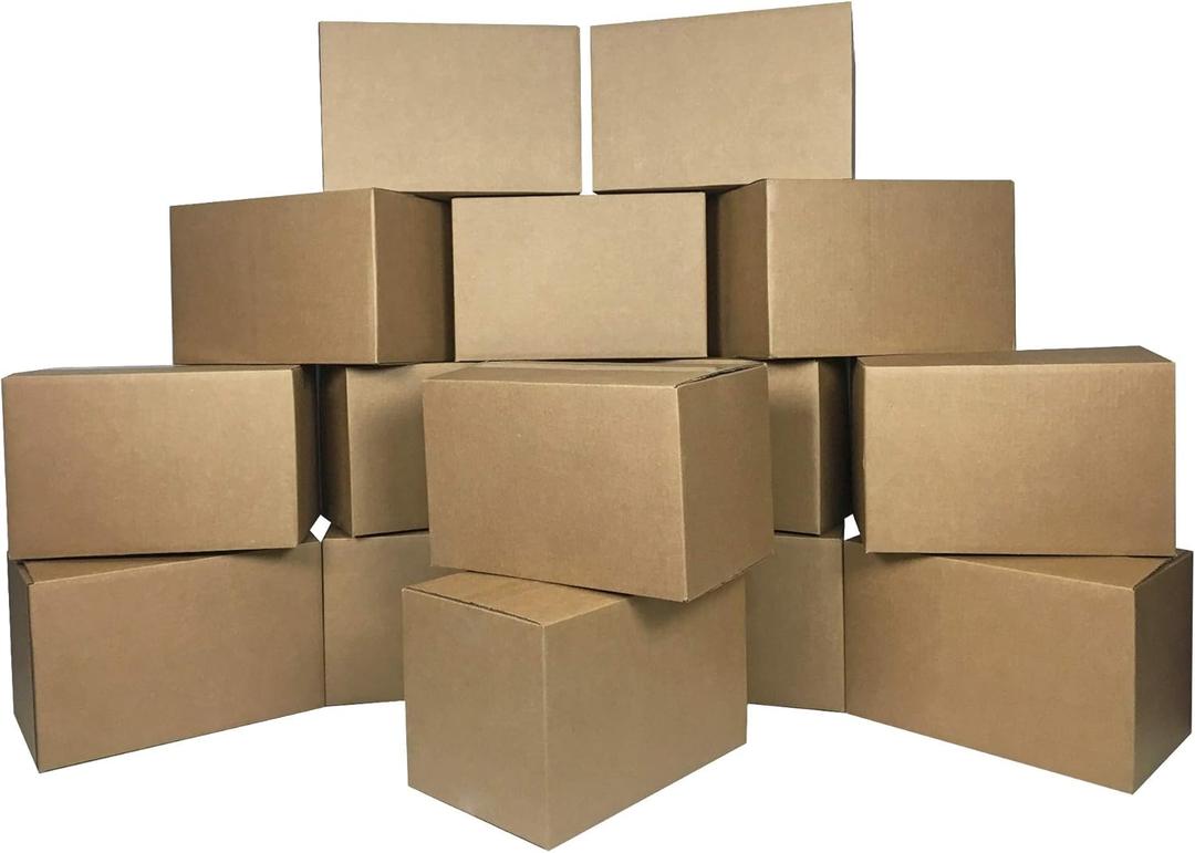 uBoxes Moving Boxes Bundle of 16"x10"x10" (Small Boxes - Pack of 10)