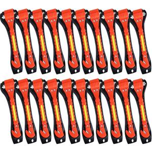 OUCPC 20 Pack Car Safety Hammer, Auto Emergency Escape Tool Car Window Glass Breaker and Seat Belt Cutter for Family Rescue, Car Life Saving Survival Kit