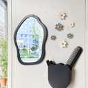 6 x KEYDUACU 12 pcs Girls Locker Accessories, Locker Decorations Including Mirrors, whiteboards, Magnets and organizing Supplies. Ideal for Back-to-School Essentials and The Office (12 pcs-Black)