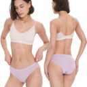 BAMBOO COOL Womens Underwear Bikini Underpants Hipster Ladies Panties Soft Stretch Breathable Panties for Women, 5-Pack (Small)