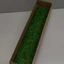 Artificial Grass Mat, Dog Grass Pee Pads, Fake Grass Pad for Pets Potty Training, Soft Grass Rug, Grass Doormat with Drainage Holes, Pet Turf for Indoor Outdoor Use, Washable(15.7''*31.5'')