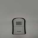 Puroma Key Lock Box, Portable Combination Lockbox Wall-Mounted Key Storage Box for House Keys, Resettable Code Safe Security Lock Box for Home, Office, Apartment Spare Key Storage (1 Pack, Gray)