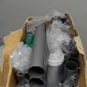 STORAGE MANIAC 3 Section Laundry Sorter, 35.6 Gal (135 L) Laundry Hamper Cart with Heavy Duty Rolling Lockable Wheels and Removable Bags, Clothes Organizer Basket Clothes Separator Hamper, Gray