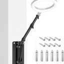 Wall Mount Boom Arm, 51inch/130cm Adjustable Triangle Wall Mounted Support 180 Rotation Save Space Stands for Photographic Apparatus Studio Light, Strobe Flash, Softbox, Umbrella