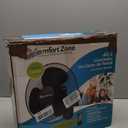 COMFORT ZONE 16" Oscillating Wall Mount Fan with Remote & Timer - Black