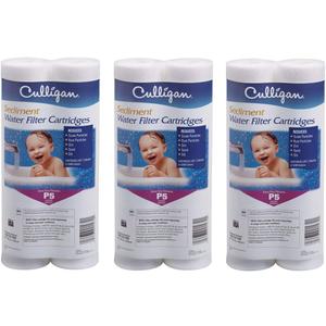 Culligan P5 Whole House Premium Water Filter, 8,000 Gallons, 3 Pack, Sold as 6 Filters