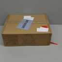 Foldable Foot Stool Ottoman, Modern Foot Rest with Bamboo X Legs & Thick Foam Cushion, Folding Foot Stools Small Padded for Bedroom Living Room, Footstool for Chair Couch (Natural - Brown)