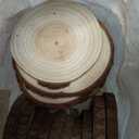 Unfinished Natural Wood Slices with Bark - 20 Pcs 3.5-4 inch Wood Craft kit, DIY Kids Arts and Crafts Coasters Christmas Ornaments Rustic Wedding Decorations