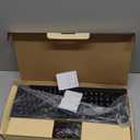 Wegear Wireless Keyboard and Mouse Combo, 5-Level Adjustable 4000 DPI Mouse, Quiet 2.4G Full Size Keyboard with 8 Additional Shortcuts, Silent Typewriter for PC, Desktop, Laptop, MacBook