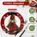 Lallisa 100 Pcs Christmas Snowman Disposable Paper Place Mats Red Let It Snow Winter 13'' Round Placemats Bulk Snowflakes Red Cardinals Seasonal Christmas Holiday Table Mats for Dining Decoration