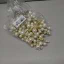 6-Foot Pearl Beads with Gold Wire Garland