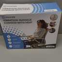 COMFIER Back Massager with Heat, Massage Seat Cushion for Chair with 10 Vibration Motors, Adjustable Lumbar Support,Chair Massager for Office,Recliner,Gifts for Men,Women (Grey Black)