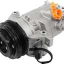 NewYall Air Conditioning A/C Compressor with Clutch for Ford F-150 3.5L 2015 2016 2017 3.3L 2018 2019 2020
