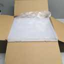 12x12 Inch Scrapbook Paper Storage, 4 Pack Plastic File Storage Box with Colorful Tab, Stackable Board Game Storage for Paper File, Photo, Craft Supply, Board Game, Office Supply, Vinyl Sheet