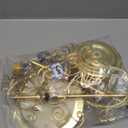 HOHIYA Rotating Ornament Display Tree Stand 24 Inch Metal Wire Hook Hanger for Hanging Christmas Balls Halloween Ornaments Craft Display Easter Decorations Tabletop Taiwan Made Brass Gold