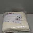 10x10ft Wrinkle Free Ivory Backdrop Curtain for Parties Soft Fabric Drapes Wedding Ivory Curtain Backdrop for Birthday Party Decorations Background for Photography 5x10ft, 2 Panels