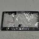 BOARLIDA Retired Army License Plate Frame US Army Decorative Stainless Steel Car License Plate Cover for Men Women 12 X 6 Inch