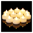 Amagic 12 Pack Flameless LED Tea Lights Candles Battery Operated, Electric Fake Tealight Candles for Votive, Halloween, Christmas, Home Decor, Wedding, Table Decor 