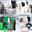 Skytex Softbox Lighting Kit 2Pack 20x28in Soft Box | 85W 2700-6400K E27 LED Bulb Continuous Photography Lighting, Photo Studio Lights Equipment for Camera Shooting, Video Recording