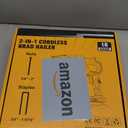 Cordless 2" Brad Nailer Compatible with DeWalt 20V Battery(No Battery), Ecarke 2 in 1 Electric Nail Gun Staple Gun with 18GA Nails/Staples, Battery Power Nail Gun for Trim Wood Crafting Home Carpentry