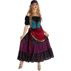 Morph Gypsy Costume Womens Fortune Teller Costume Women Fortune Teller Outfit Halloween (Small)