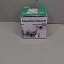 Hamilton Beach Egg Cooker 3-in-1 for Hard Boiled & Poached Eggs, Omelets & Vegetable Steamer, Holds 7, Black (25507)