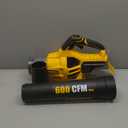 Cordless Leaf Blower, 600 CFM/125 MPH Turbo Boost Compatible with Dewalt 20V Max Battery, Brushless Motor, Variable Trigger and Speed Lock, Ergonomic 3.5LBS for Driveway & Yard, Tool Only