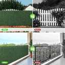 Luyue Boxwood Roll Panels 40 X 120 in(33.33 sqft), Artificial Grass Wall Rolls Artificial Ivy Privacy Fence Wall Screen Boxwood Hedge Panels Greenery Backdrop for Patio Balcony Fence Privacy Covering