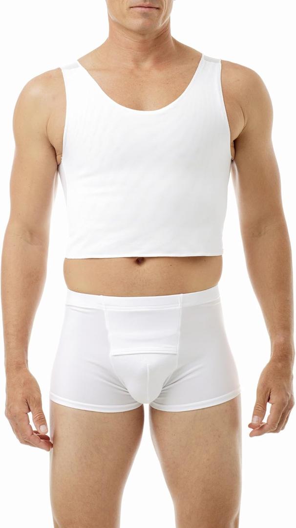 Underworks FTM Extreme Tri-Top Chest Binder Top 983, Medium 