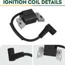 Ignition Coil Fits for Briggs & for Stratton engine 093J02-0001-F1 093J02-0020-H1 295342 295346 08P500 08P502 Lawnmower Replaces 595009 593872 596532