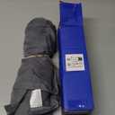 MIULEE Luxury Window Scarf Sheer Voile Elegant Topper Long Valance Solid Treatment Swags Drapes for Window Ceremony Wedding Canopy Bed 54" x 216" Dark Grey 1 Piece