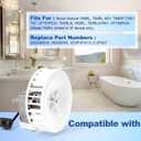 S0504B000 Bathroom Fan Motor Replacement Compatible with Broan Nutone769RL, 769RL B Unit, 769RL-R01, 763RLN, 763RL, 763RLN-R01, 769RFT-R01, VF707RCN, VF705RCN Exhaust Fan Motor 70 CFM